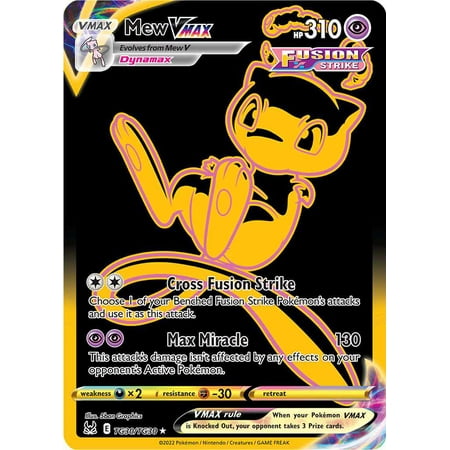 Pokemon Lost Origin Ultra Rare Mew VMAX TG30
