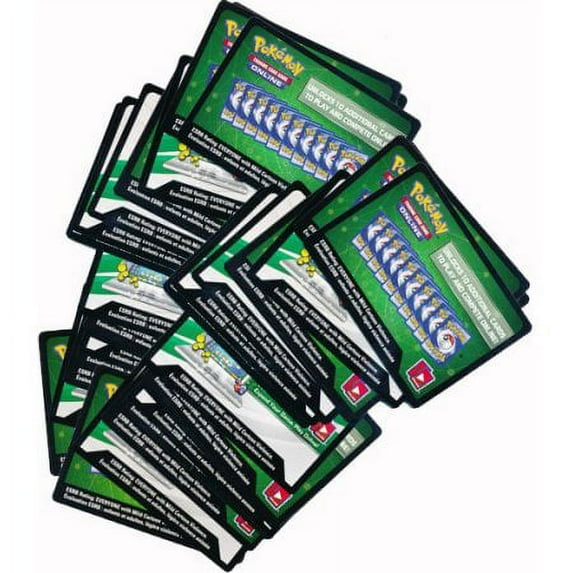 Pokemon Lot of 50 Random Code Cards for the Pokemon Online TCG Game!