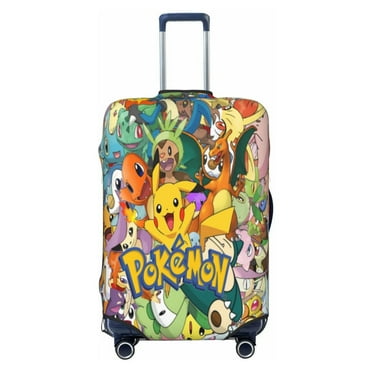 Pokemon Luggage Cover Approved Travel Suitcase Protector Elastic Washable Baggage Covers For 29-32 Inch Luggage