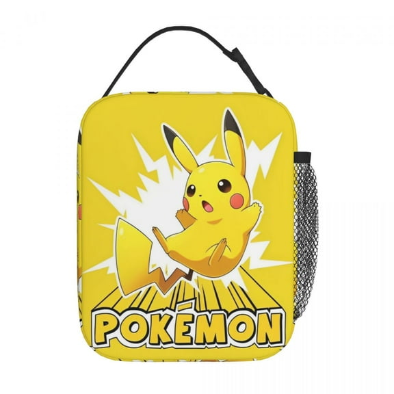 Pokemon Lunch Bag Insulated Lunch Box Reusable Lunchbox Waterproof Portable Lunch Tote For Women Men