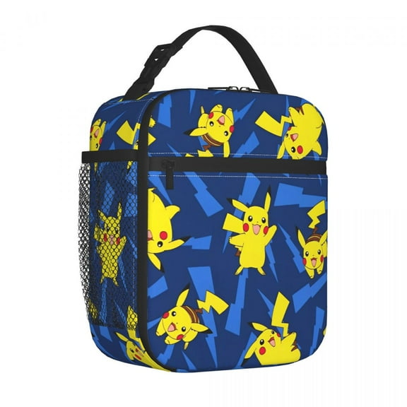 Pokemon Lunch Bag Insulated Lunch Box Reusable Lunchbox Waterproof Portable Lunch Tote For Women Men