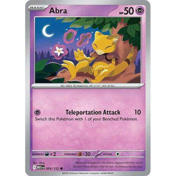 Pokemon ME01: Mega Evolution Common Abra #54