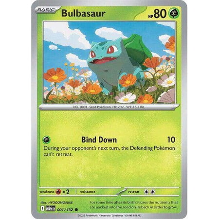 Pokemon ME01: Mega Evolution Common Bulbasaur #1