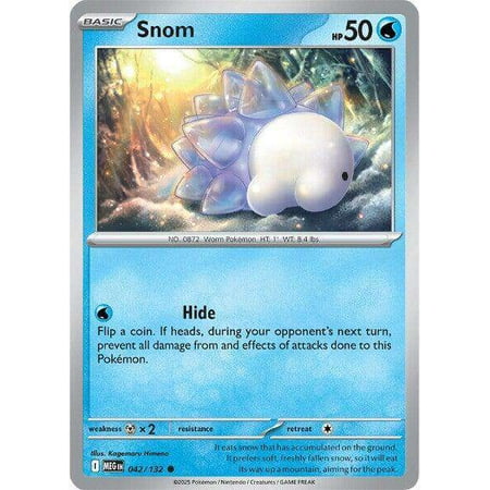 Pokemon ME01: Mega Evolution Common Snom #42