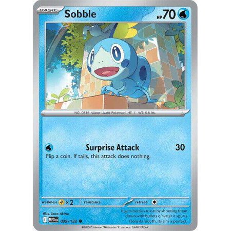 Pokemon ME01: Mega Evolution Common Sobble #39