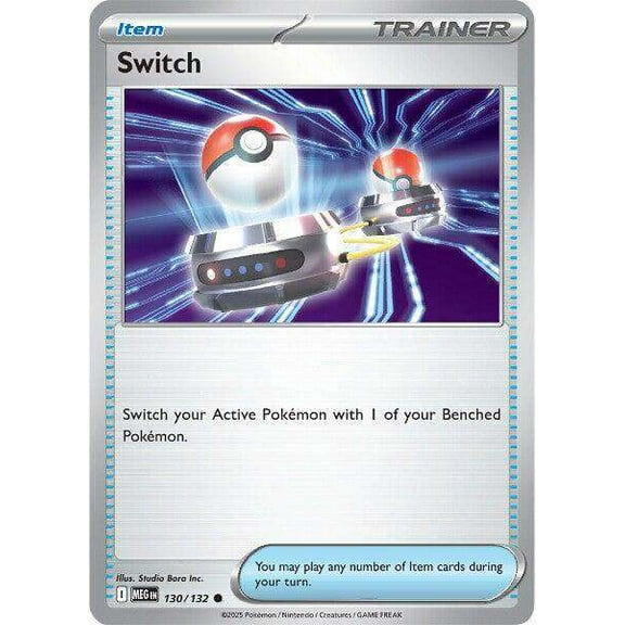 Pokemon ME01: Mega Evolution Common Switch #130