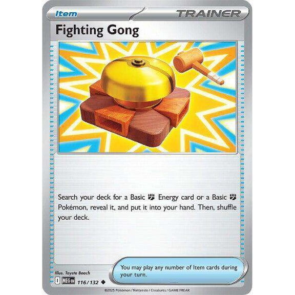 Pokemon ME01: Mega Evolution Uncommon Fighting Gong #116