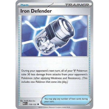 Pokemon ME01: Mega Evolution Uncommon Iron Defender #118