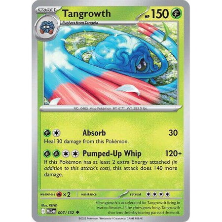Pokemon ME01: Mega Evolution Uncommon Tangrowth #7