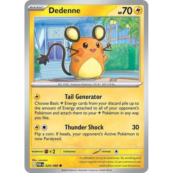 Pokemon ME03: Perfect Order Common Dedenne #29