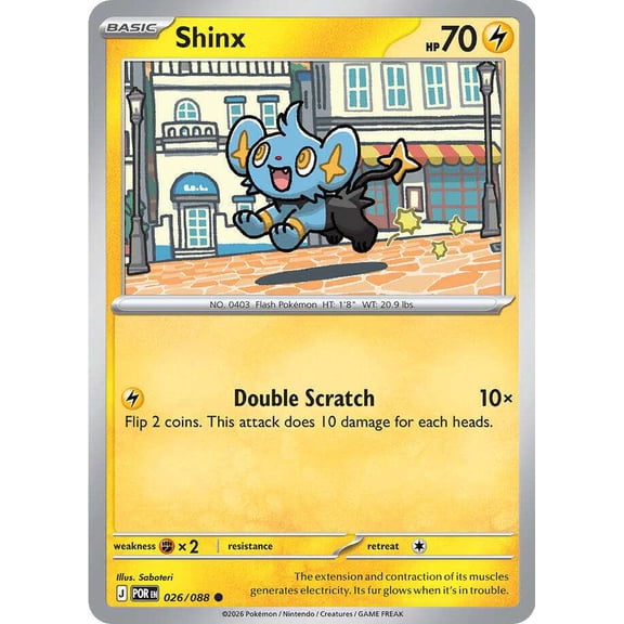 Pokemon ME03: Perfect Order Common Shinx #26