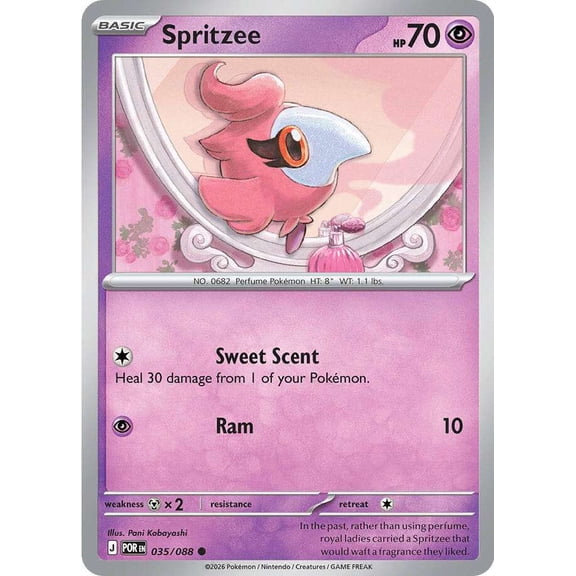 Pokemon ME03: Perfect Order Common Spritzee #35