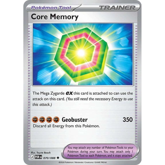 Pokemon ME03: Perfect Order Uncommon Core Memory #70