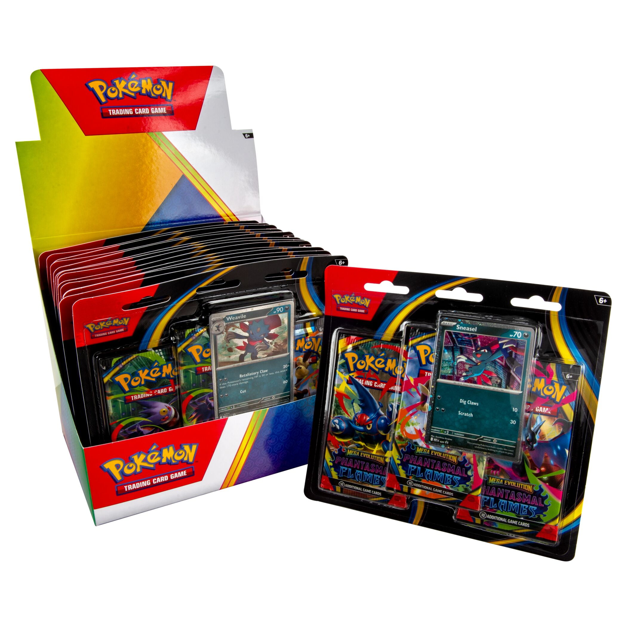 Pokemon Trading Card Games ME2 Phantasmal Flames 3Pk Blister