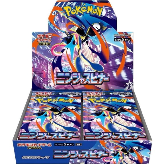 Pokemon MEGA Evolution Ninja Spinner Booster Box [JAPANESE, 30 Packs]