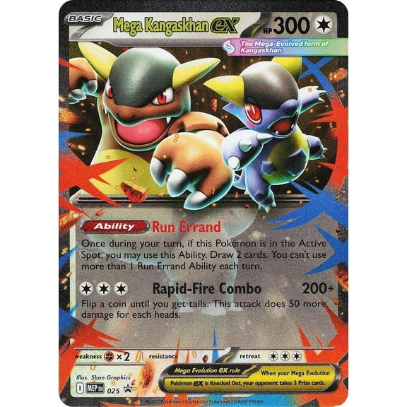 Pokemon MEP: Mega Evolution Promo Mega Kangaskhan ex #025