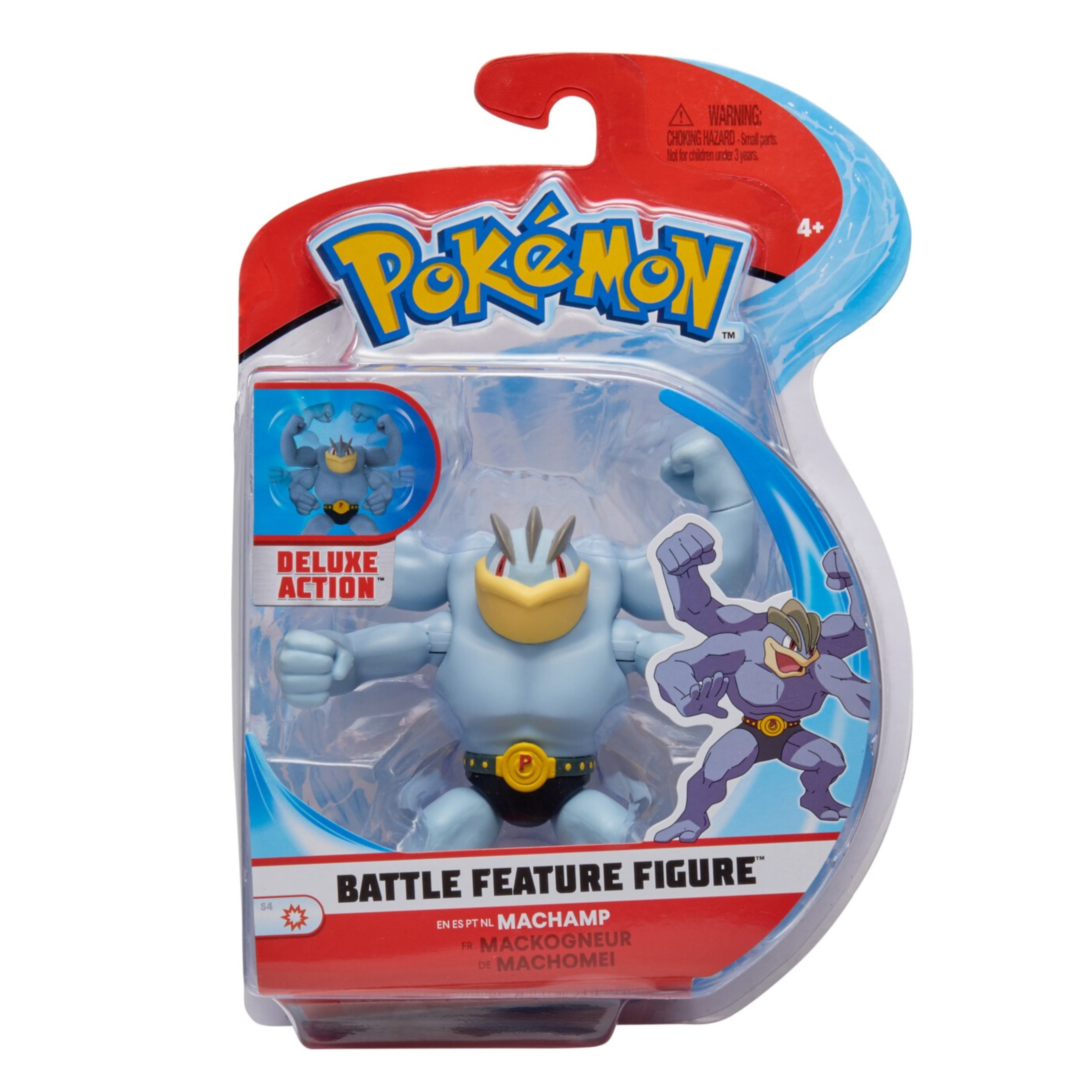 Pokemon Machamp Deluxe Collectible Action Battle 4.5 inch Figure