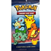 Pokemon TCG McDonald's Happy Meal 25th Anniversary Promo Booster Pack (RANDOM Outer Sleeve Design, 4 Cards!)