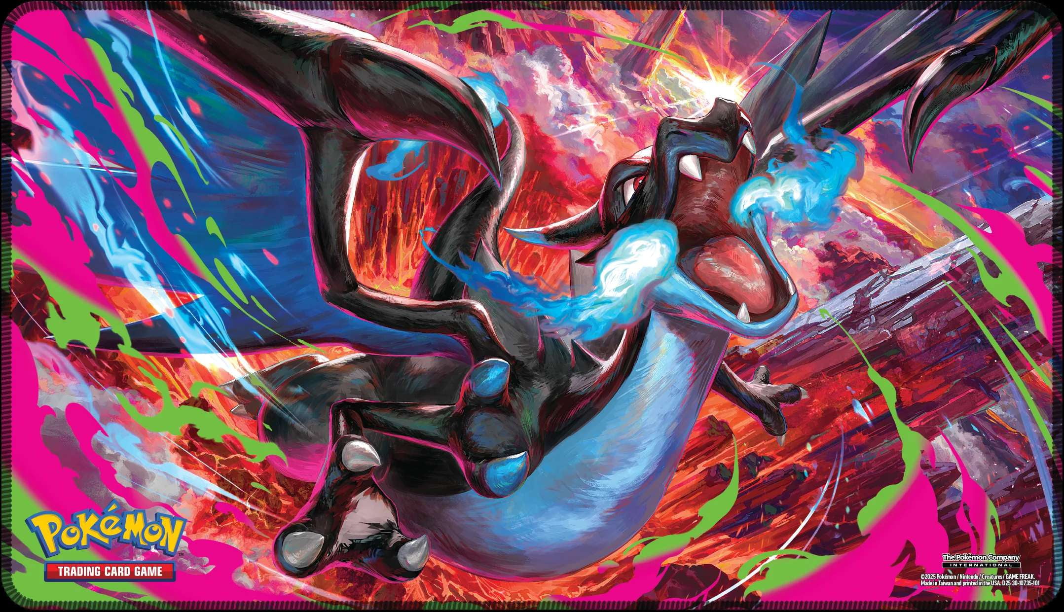 Pokemon Mega Charizard X ex Playmat - Walmart.com
