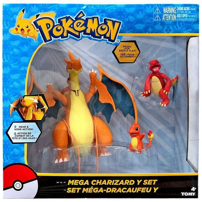 Pokemon XY Mega Figure Series 1 Charizard X 3 Figure TOMY, Inc