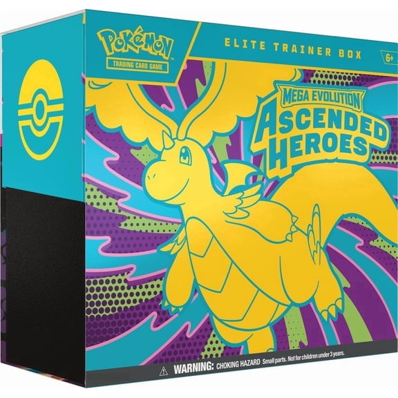 Pokemon Mega Evolution 2.5 Ascended Heroes Elite Trainer Box with Promo and 9 Booster Packs