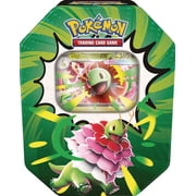 Collectible Pokemon Mega Evolution Ascended Heroes Mega Meganium ex Tin [4 Booster Packs & 1 Foil Promo Card]