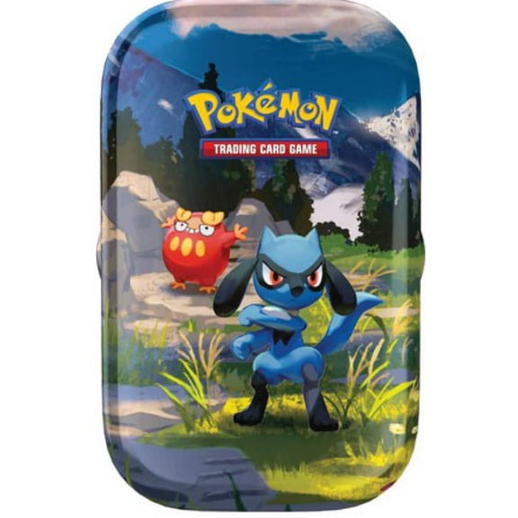 Pokemon Mega Evolution Ascended Heroes Riolu & Darumaka Mini Tin (2 Booster Packs)