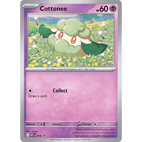 Pokemon Mega Evolution Promo Cottonee #mep018