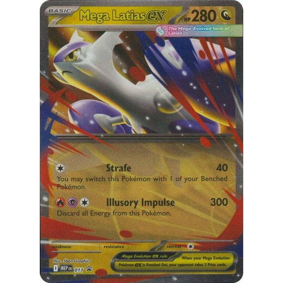Pokemon Mega Evolution Promo Double Rare Mega Latias ex #11