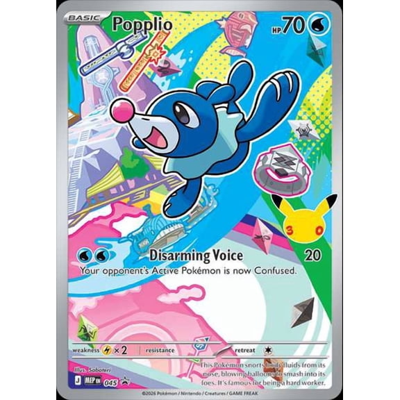 Pokemon Mega Evolution Promo Popplio MEP045