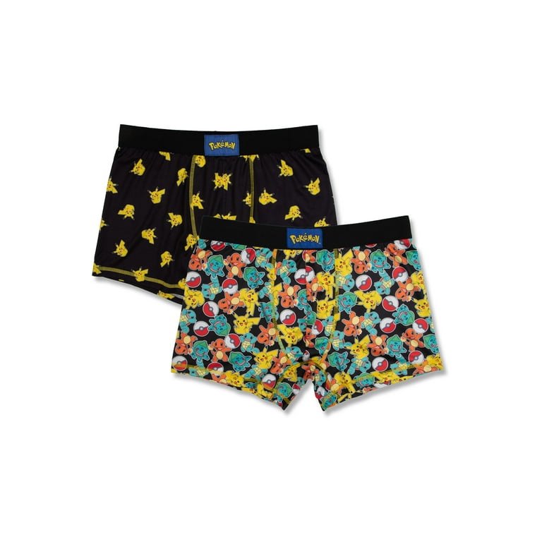 Pokemon Men's 2 Pack Poly Boxers