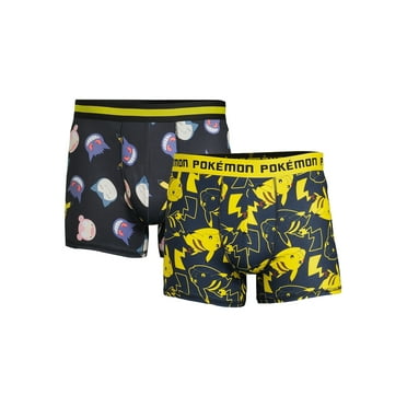 Pokemon Men's Boxer Briefs, 2-Pack, Sizes S-2XL