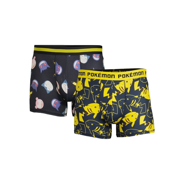 Pokemon Men's Boxer Briefs, 2-Pack, Sizes S-2XL