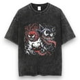 thumbnail image 1 of Pokemon Men's Cotton T-Shirt Pack Vintage Washed Tee Casual Summer Short Sleeve Basic Loose Tops, 1 of 8