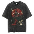 thumbnail image 1 of Pokemon Men's Cotton T-Shirt Pack Vintage Washed Tee Casual Summer Short Sleeve Basic Loose Tops, 1 of 9