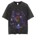 thumbnail image 1 of Pokemon Men's Cotton T-Shirt Pack Vintage Washed Tee Casual Summer Short Sleeve Basic Loose Tops, 1 of 8