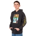 thumbnail image 1 of Pokemon Men's Distortion Box Charizard Venusaur Blastoise Hooded Sweatshirt Pullover Hoodie, 1 of 6