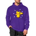 thumbnail image 1 of Pokemon Men's Hoodie, 3D Printed Pikachu Loose Fit Casual Sweatshirt Long Sleeve Pullover, 1 of 8