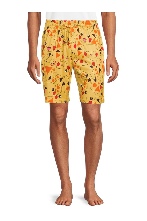 Pokemon Men’s Many Pika Faces Sleep Shorts