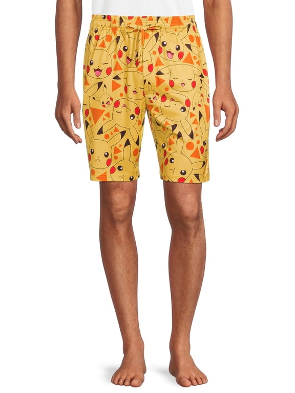 Pokemon Men’s Many Pika Faces Sleep Shorts