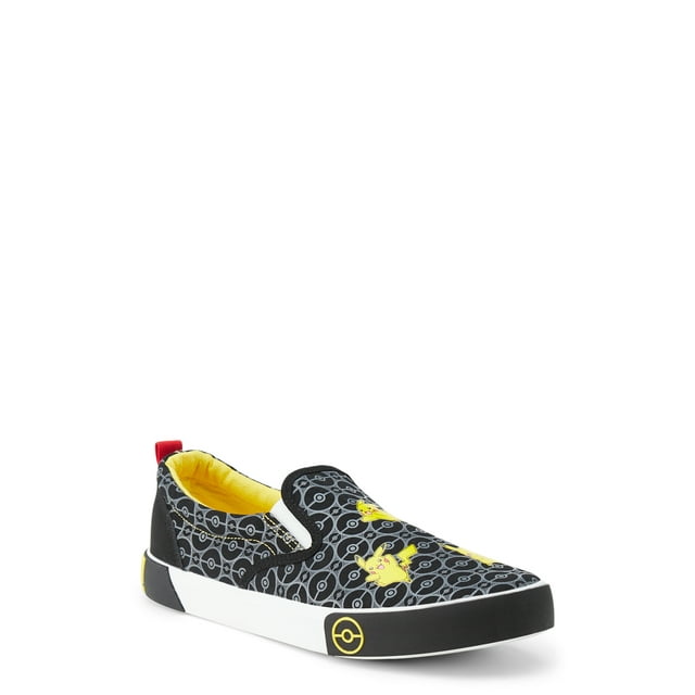 Pokemon Men's Pikachu Low Top Slip On Sneakers, Sizes 7-13 - Walmart.com