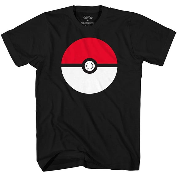 Pokemon Men's Pokémon Poké Ball Icon Trainer T-Shirt (Medium)