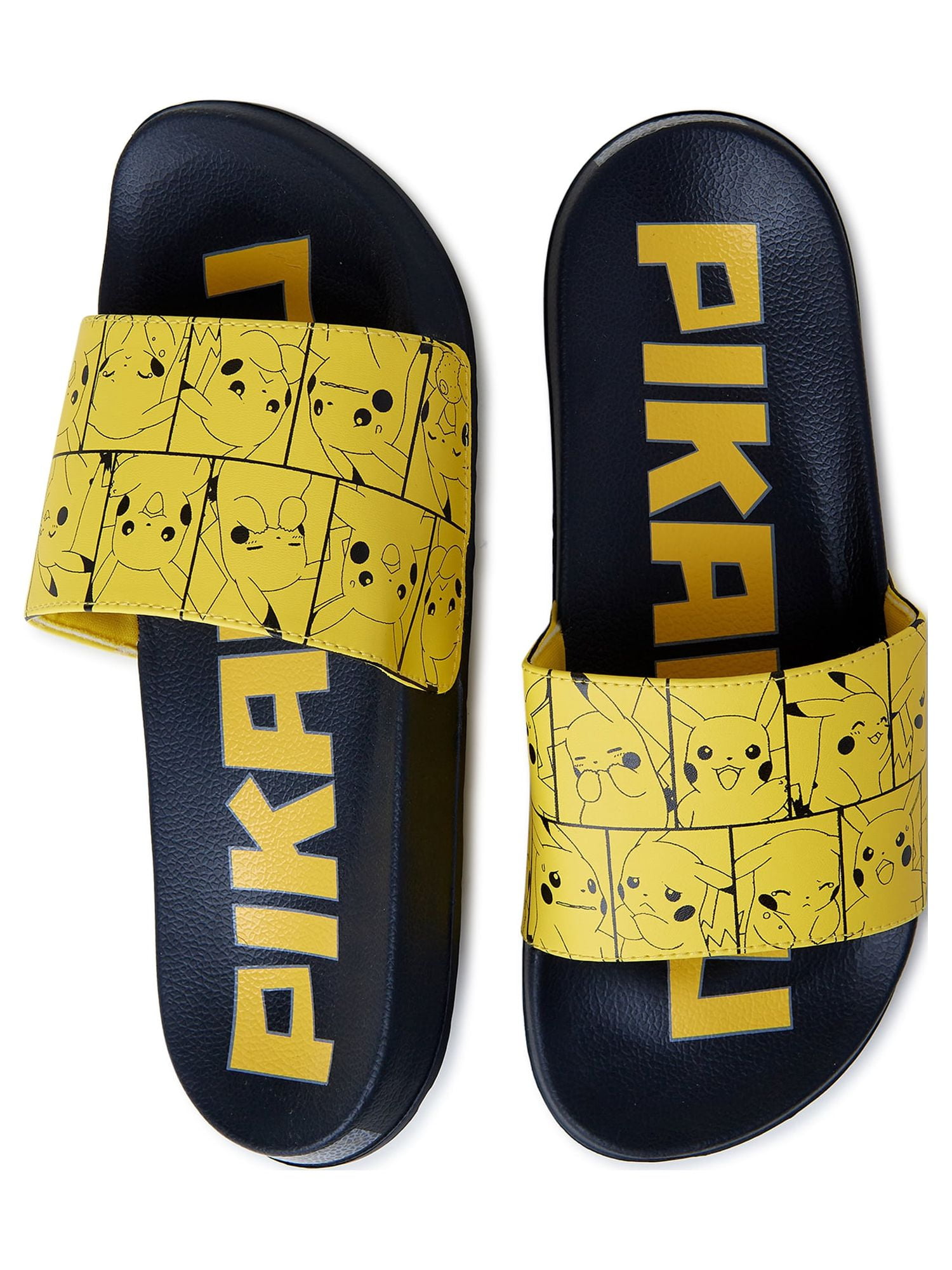 Pokemon Men's Pokemon Pikachu Slide Sandals Size 11 New