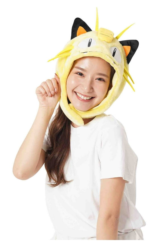 Clever Idiots Inc. Pokemon Meowth Kigurumi Costume Beanie Hat