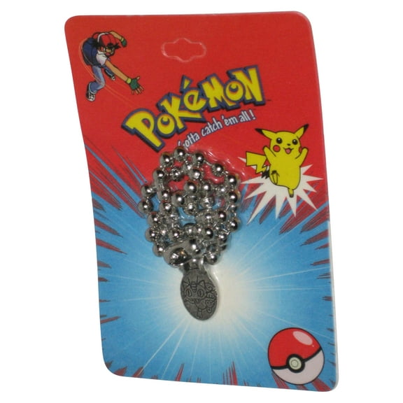 Pokemon Meowth Starline (1999) Metal Beaded Necklace