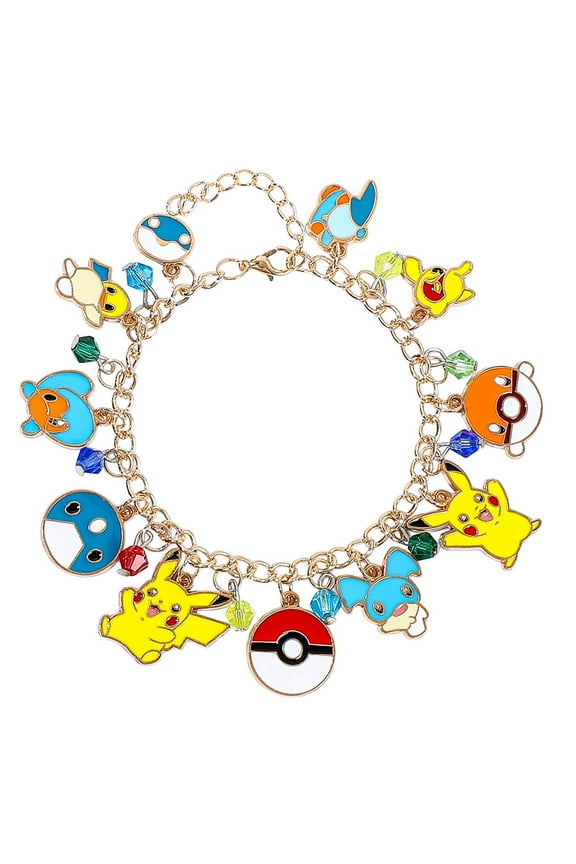 Pokemon Metal Quality Anime Cartoon Bracelet Gifts for Woman Men