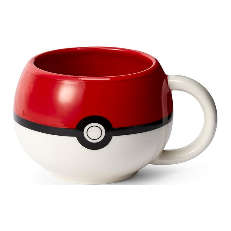 Pokemon Gamer's Anime Tea Cup - Molded Poke Ball Coffee Mug