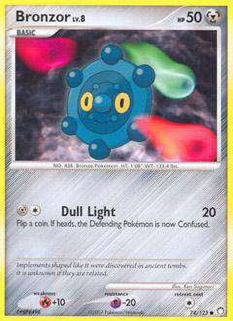 Pokemon Mysterious Treasures Common Bronzor #74 - Walmart.com Pokemon Mysterious Treasures Common Bronzor #74 - Walmart.com
