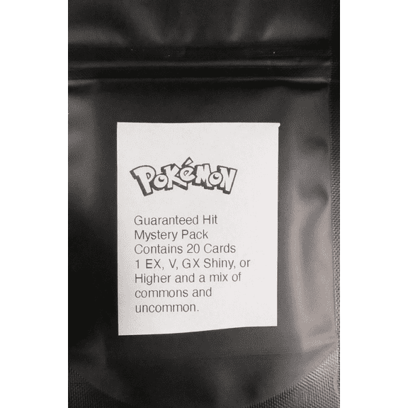 Pokemon Mystery Pack Guaranteed EX V Shiny Art Card Mixed Common Uncommon Cards Japanese English Chinese