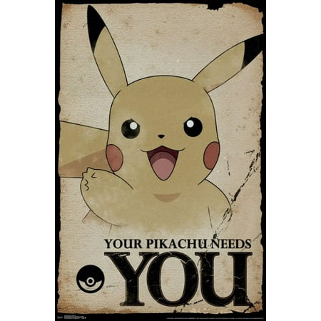 Pokemon - Needs You Laminated Poster Print (22 x 34)